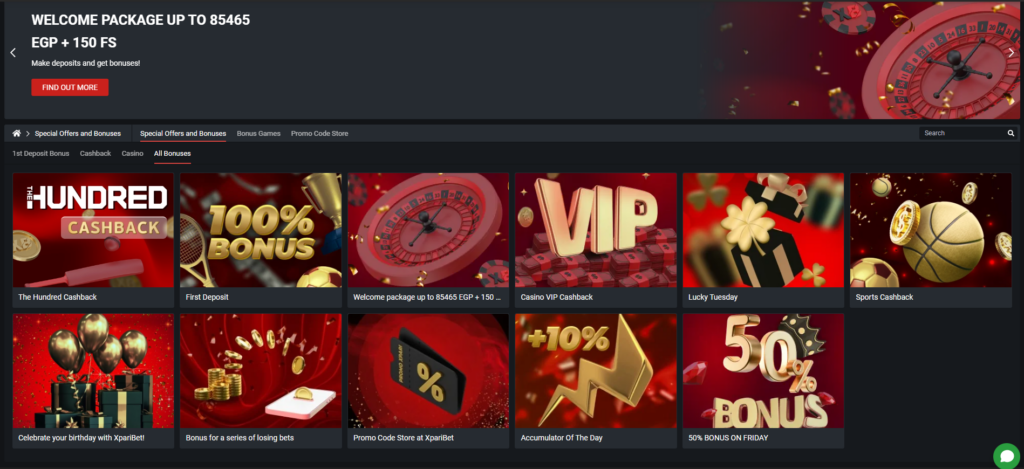 Xparibet Bonus Deals for New and Seasoned Punters